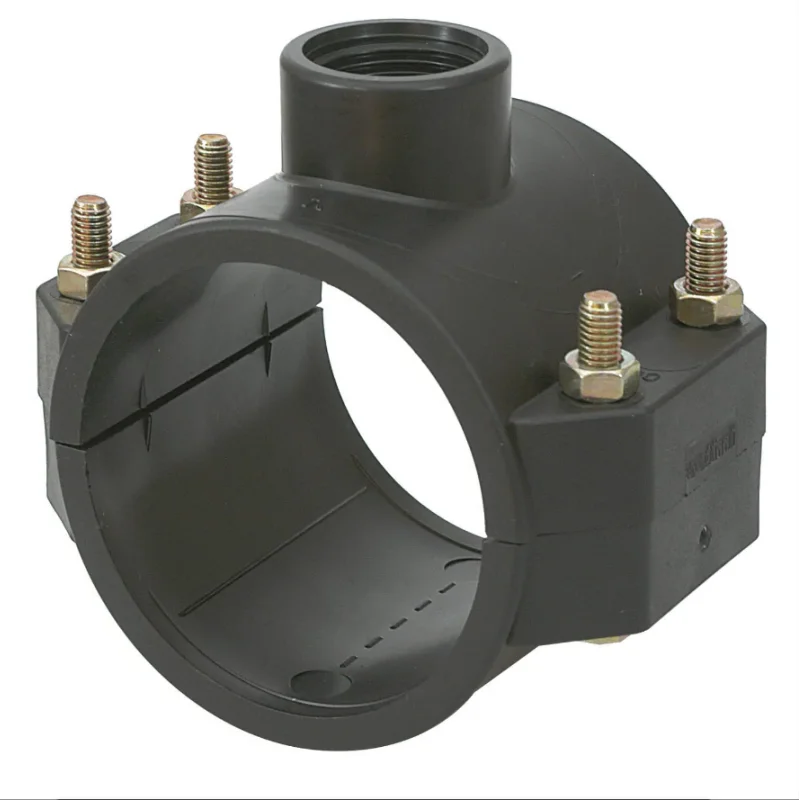 20mm-110mm pipe saddle clamp PP compression fitting coupling pe pipe