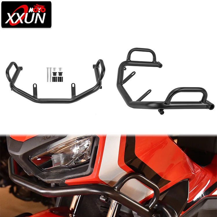 XXUN Motorcycle Accessories Front Upper Engine Guard Crash Bar Bumper Protector for Honda ADV 150 ADV150 2018 2019 2020 2021