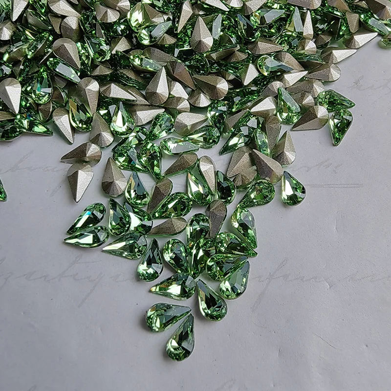 Swarovan Genuine 4328 Drop-Shaped Pear-Shaped Nail Drill Special-Shaped Clothing Jewelry Decoration