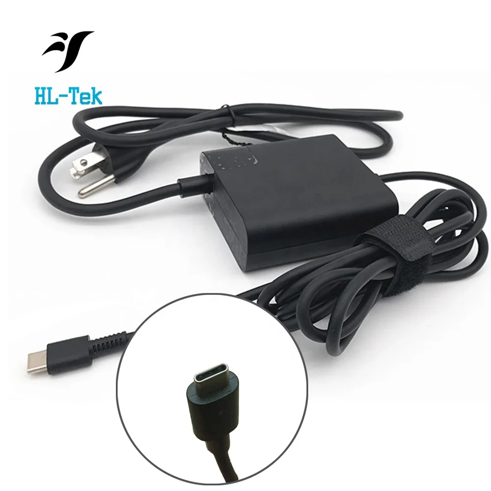 Genuine AC Adapter 65W USB Type C charger for HP Spectre X2 Pavilion X2 Elite power supply