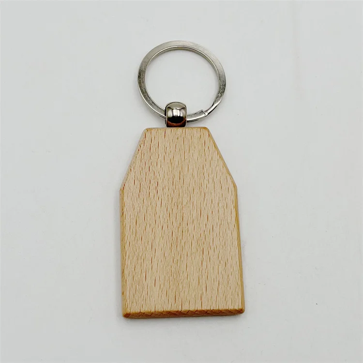 2024 Wooden Keychain Blank Custom Logo for Personalized DIY Crafts Round Wood Keyring Blanks for DIY Key Chains Christmas