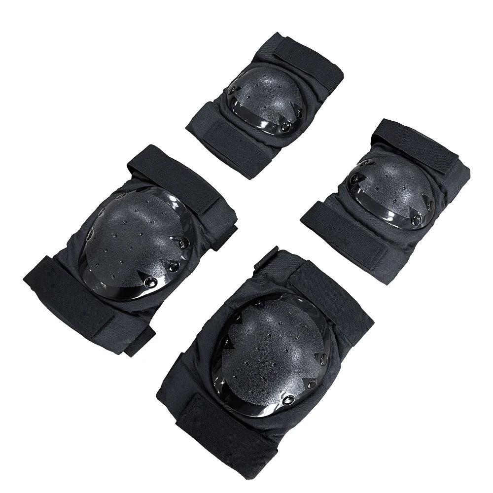 6-pieces set of Roller Skating Protectors Knee Elbow Palm Guards for Adults Sports Protective Gear for Skateboarding