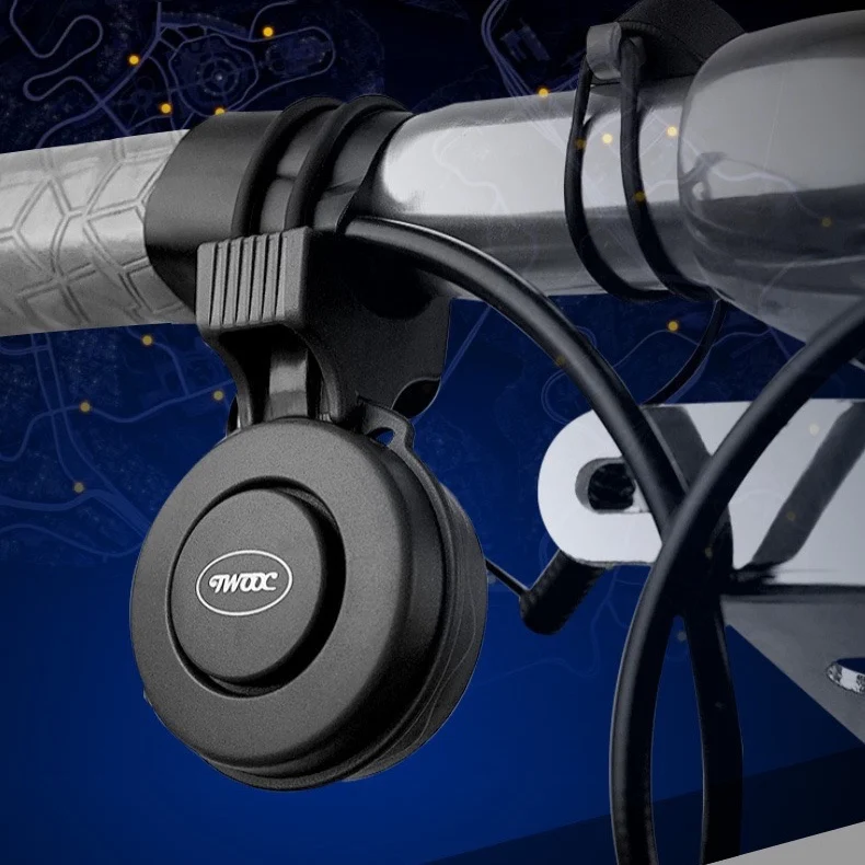 
Rechargeable Battery Speaker Bike Bell 120 dB Waterproof Electric Bike Horn 