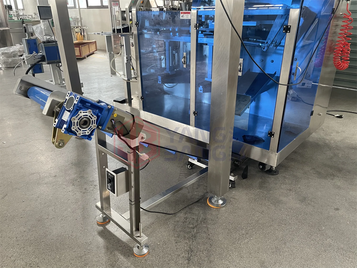 YB-210F Automatic Powder Zipper Bag Doypack Filling Sealing Premade Pouch Food Packing Machine