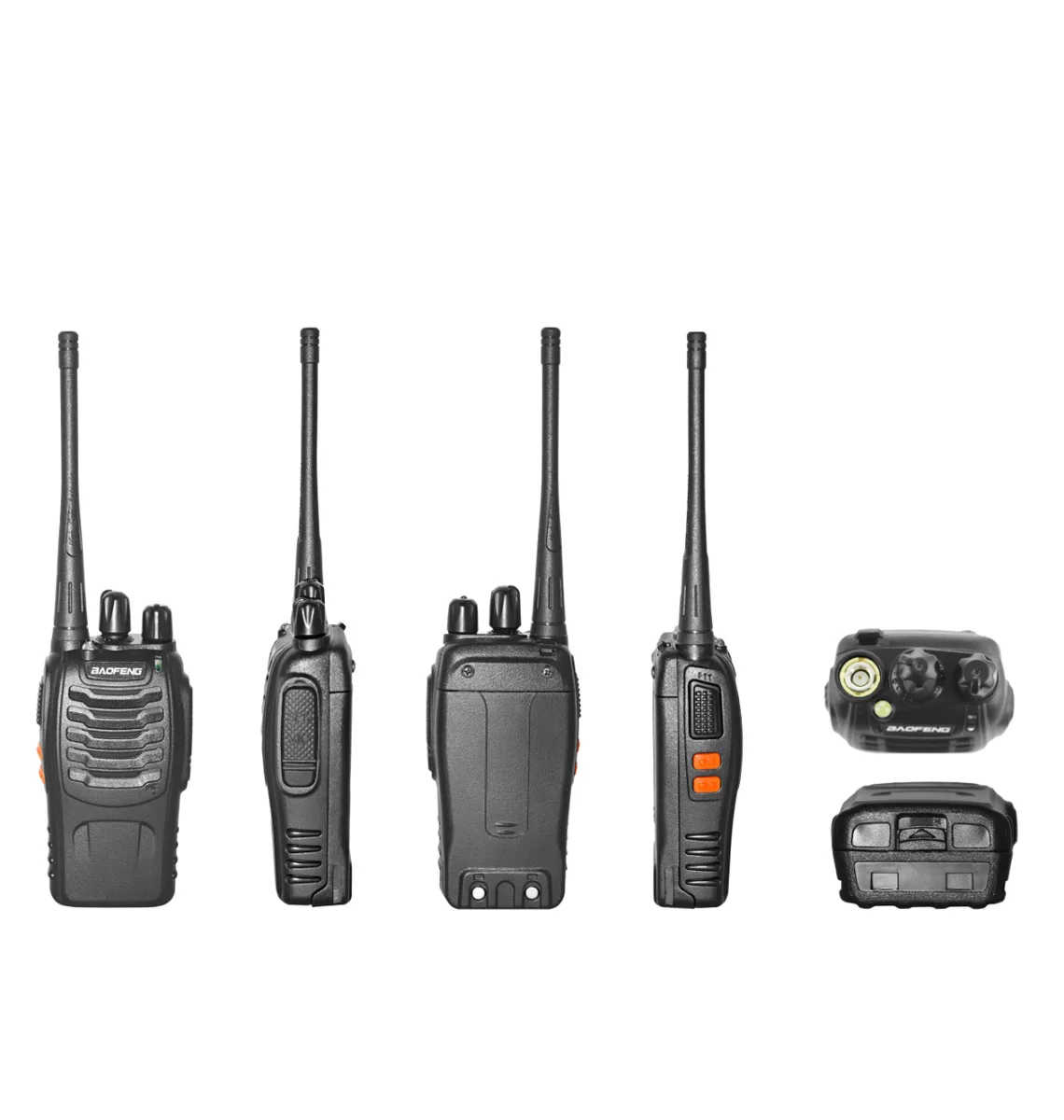 Baofeng bf-888s with  earphone connected charger fast charging uhf 2 way radio handheld baofeng walkie talkie