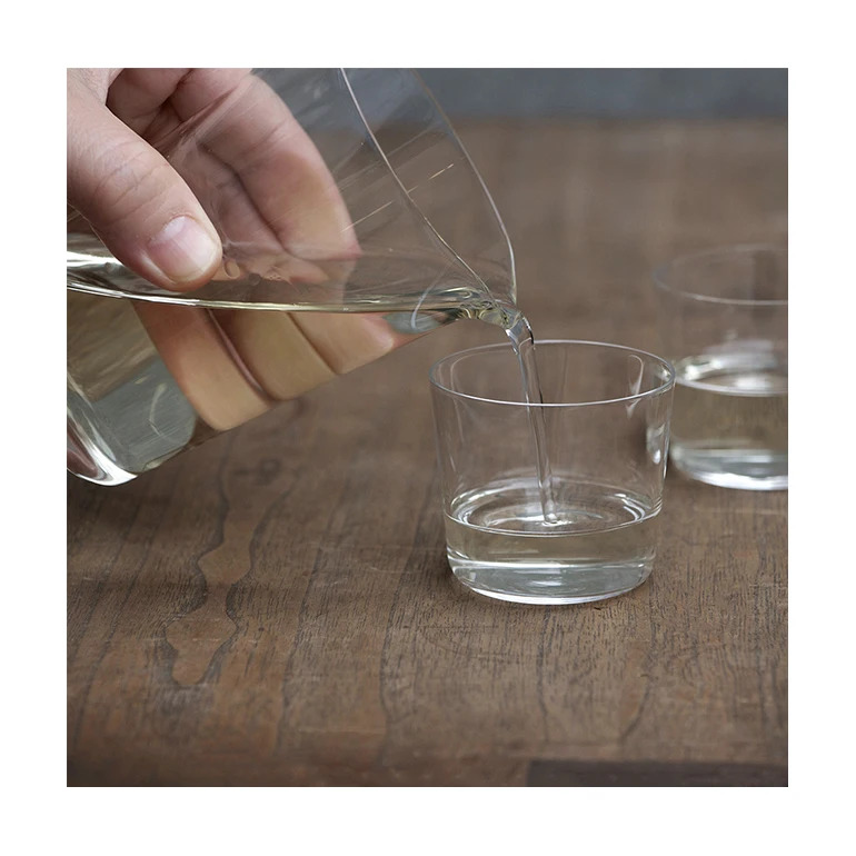 Wholesale hand made Japanese tea drinkware gift set cup glass