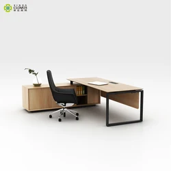 Modern L Shape Complete Executive Desk Office Furniture Set For Manager Table