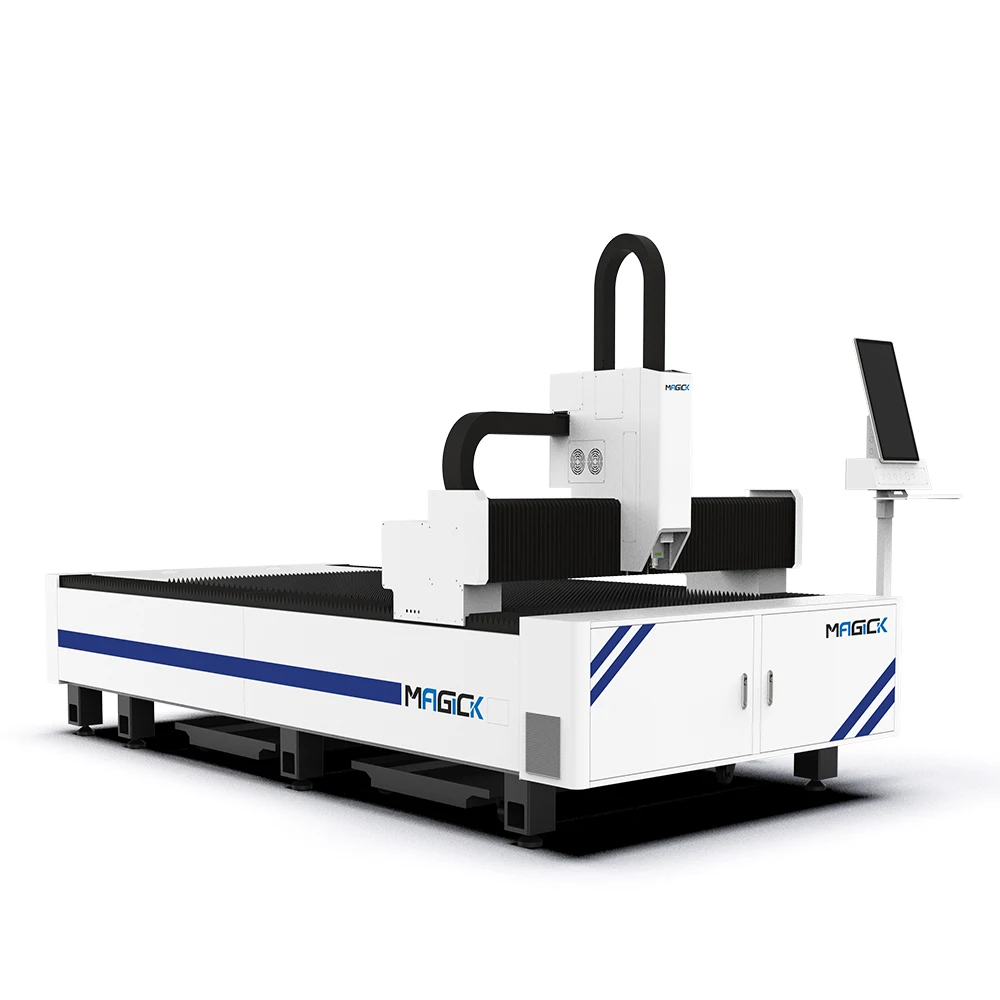 3015 1500w 2000W 3000W fiber laser cutting machine single working table for metal plate