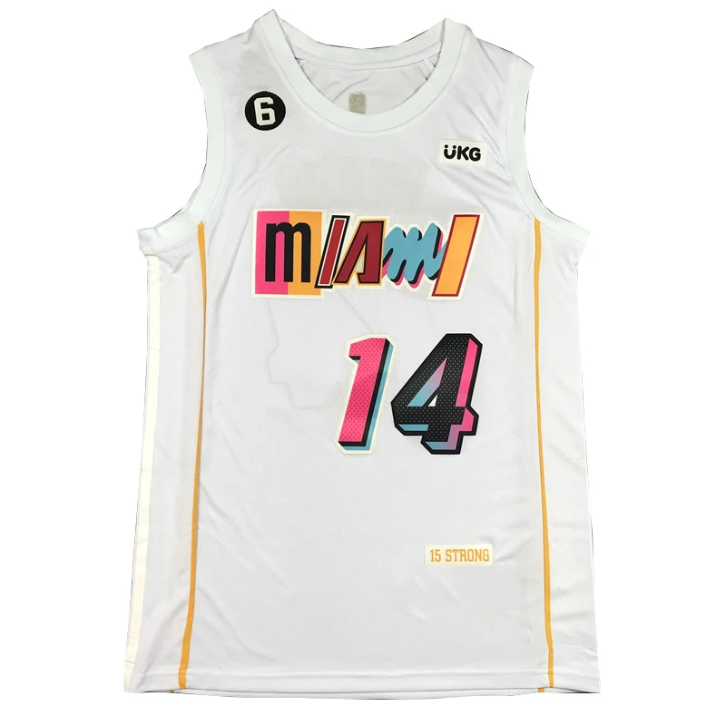 original 1:1 Unisex Miami Team Jimmy Butler NK White 2022/23 City Edition Swingman Jersey basketball uniforms for men sportswear