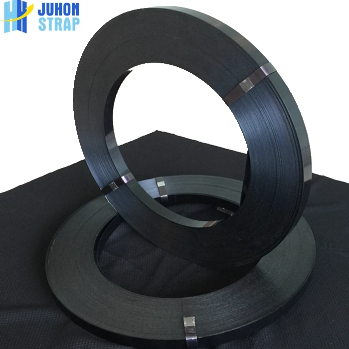 19MM BLACK PAINTED STEEL STRAPPING FOR TIMBER INDUSTRY-FACTORY PRICE