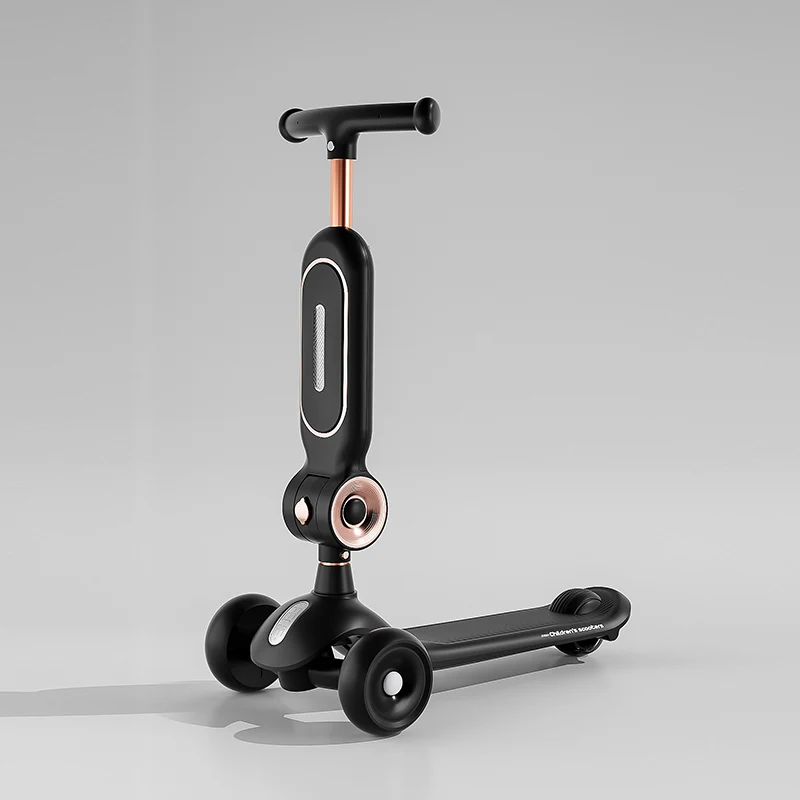 Wholesale Price Foldable Design 3 Wheel Push Scooter For Children/Kids Scooter With Light