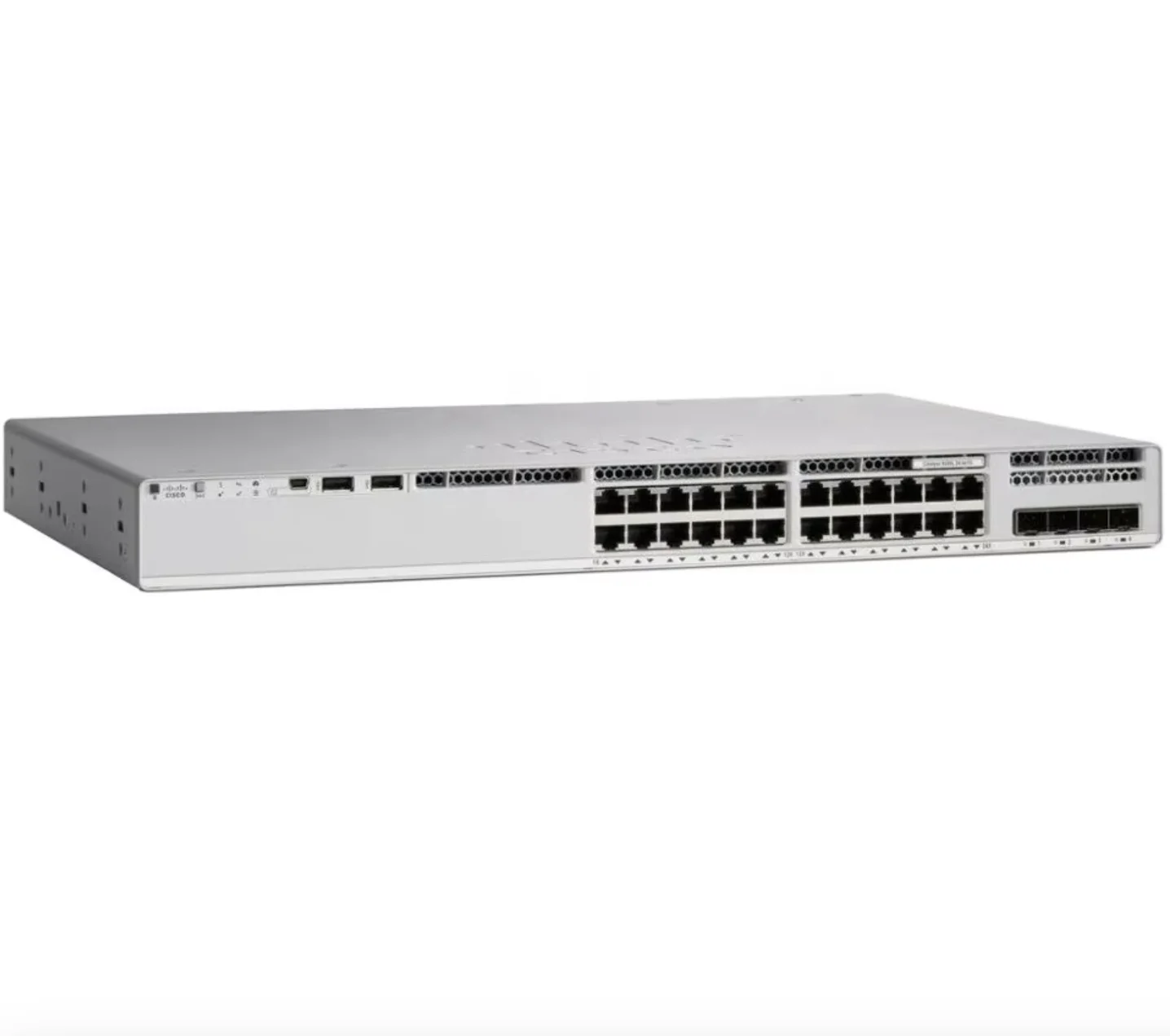 Оригинальный новый сетевой коммутатор C9200L-24T-4G-E уровня 2 с C9200L-STACK-KIT функциями POE SNMP QoS