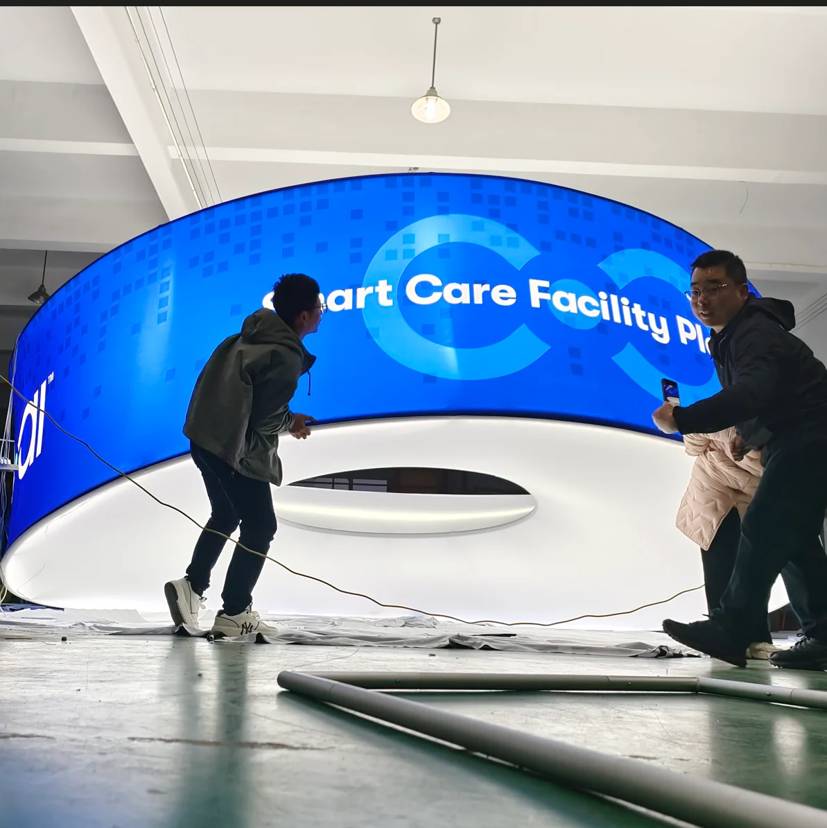 Заказной размер подсветка баннер Торговая выставка висячий знак