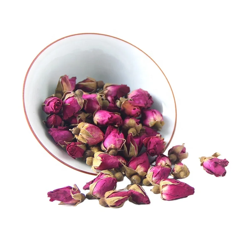 100% Natural Food Grade High Quality Hot Selling Herbal Tea Detox Skin Beauty Pink Rosa Buds Dried Rose Flower Tea