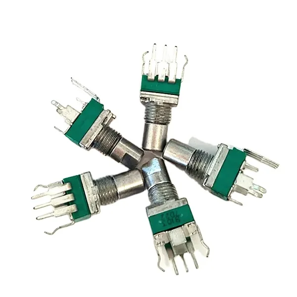 FG091 Series 9mm Rotary Potentiometer Single  Potentiometer Switch With Metal Shaft