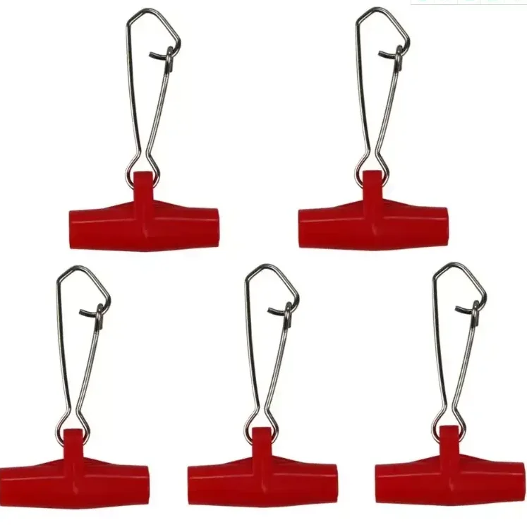 Stainless Steel Hooked Snap Mix Fishing Barrel Swivel Safety Snaps Hooks