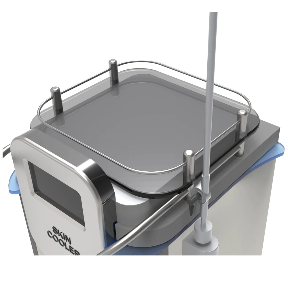 Newly Developed Zimmer Skin Cooling Device with Freon Compressor Cold Air Skin Cooler