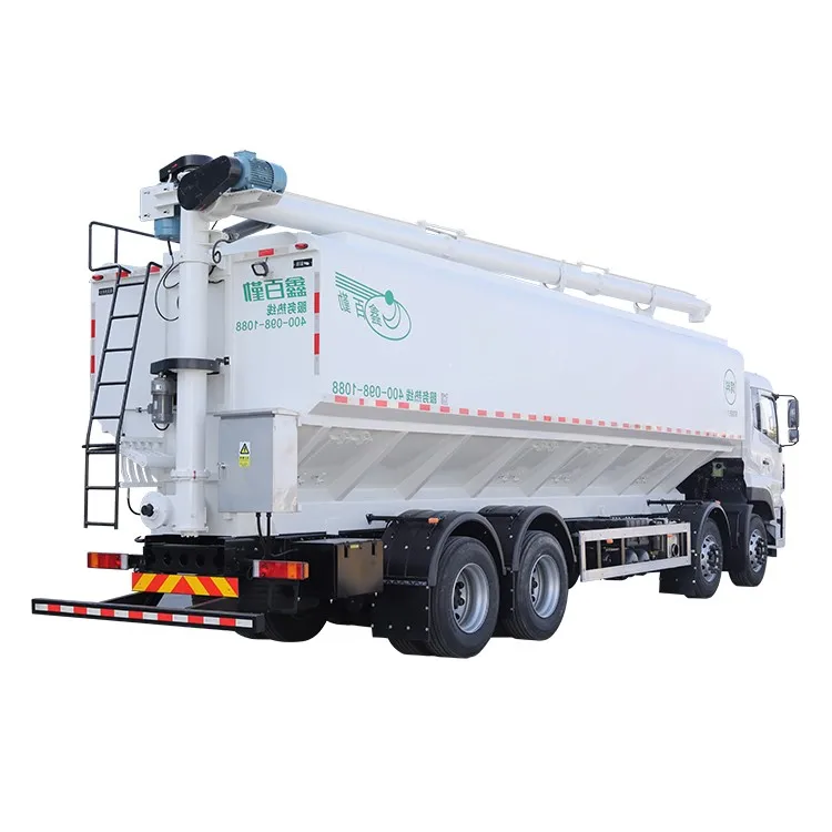 Original Design Dongfeng 8x4  Bulk Feed Transport Truck Poultry Feed Truck