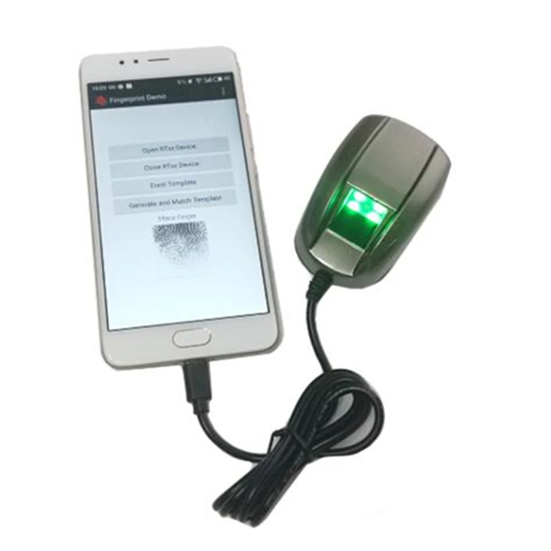 Otg Поддержка android сканер отпечатков пальцев считыватель