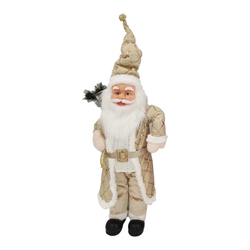 Holiday decorations santa old man doll Christmas day ornaments Xmas santa claus