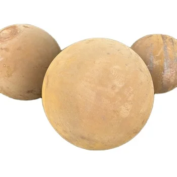 Garden sculpture Rust Steel Balls With Custom Size