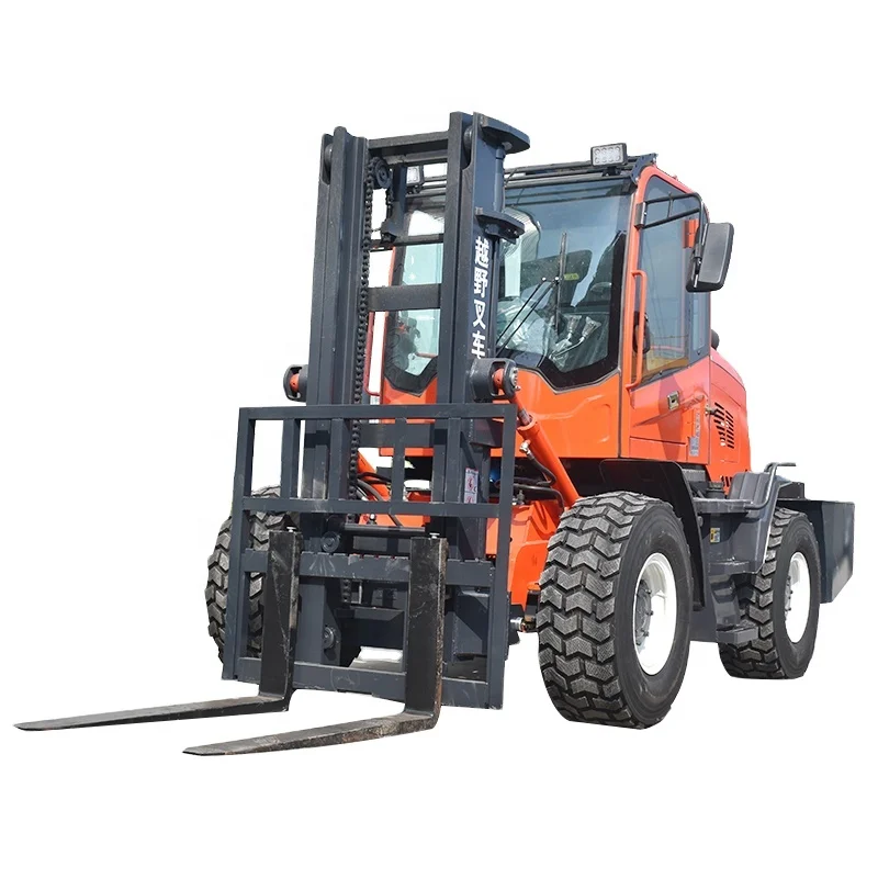 Китай (материк) 3 5 4 5ton 4WD беговые повышенной проходимости внедорожный погрузчик вилочный погрузчик-натриевый