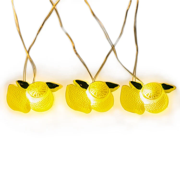 
Светодиодная гирлянда с питанием от батарейки 3AA, микро-лимон, миниатюрная светодиодная гирлянда из медной проволоки для украшения 