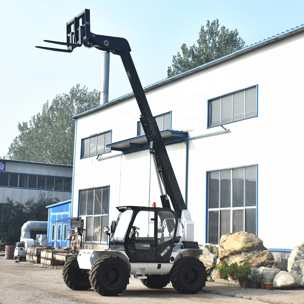 3ton 7 м manitou Телескопический телескопический погрузчик 4x4 телескопическая стрела вилочного погрузчика