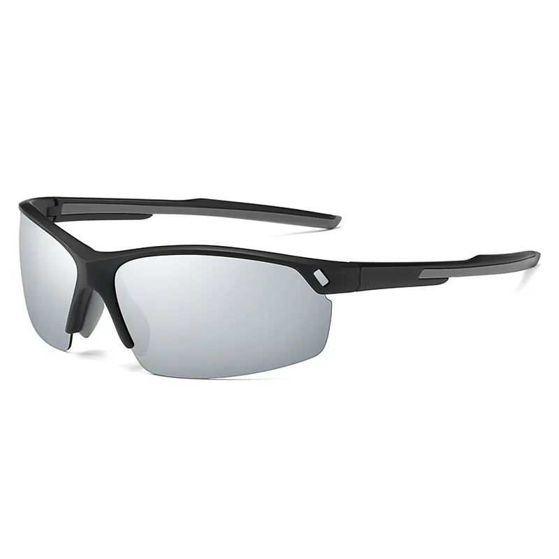 Dropshipping New trendy polarized sunglasses half frame outdoor sports sunglasses cycling sunglasses wholesale S145