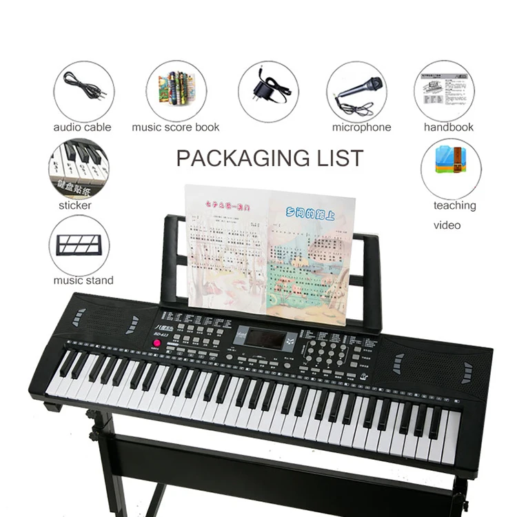 Customer Favorite Electronic Keyboard Electronic Organ Keyboard Chord Piano Instrument Sustain Vibrato Transpose Function
