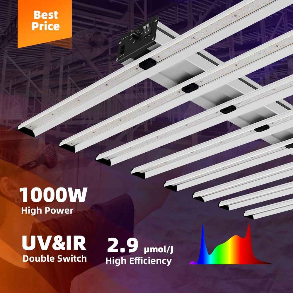 420 MEGA SALE WIN1000 PRO 1000 Watt Adjust Spectrum High PPFD Led Grow Light LM301 1000W For Sale