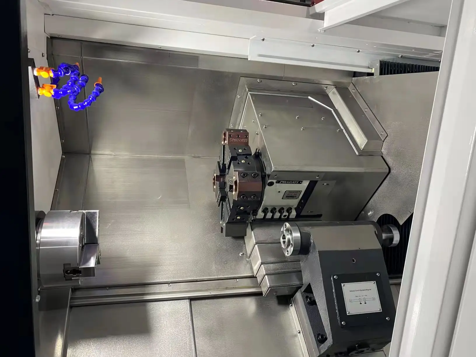 STL8 high speed cnc turning center / machine tool equipment