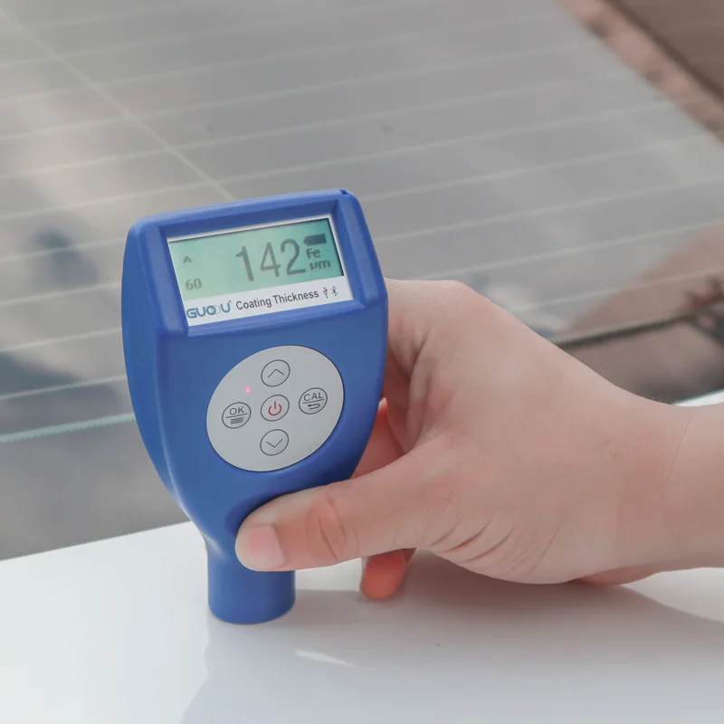 
LCD Display Coating Painting Film Zinc Plating Thickness Gauge Digital Coating Thickness Car Painting Meter Paint Tester 