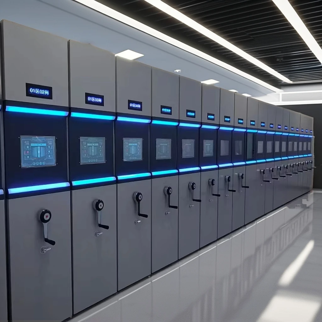 Novel metal file removable compact cabinet storage system Compact mobile shelf intensive ark cabinet