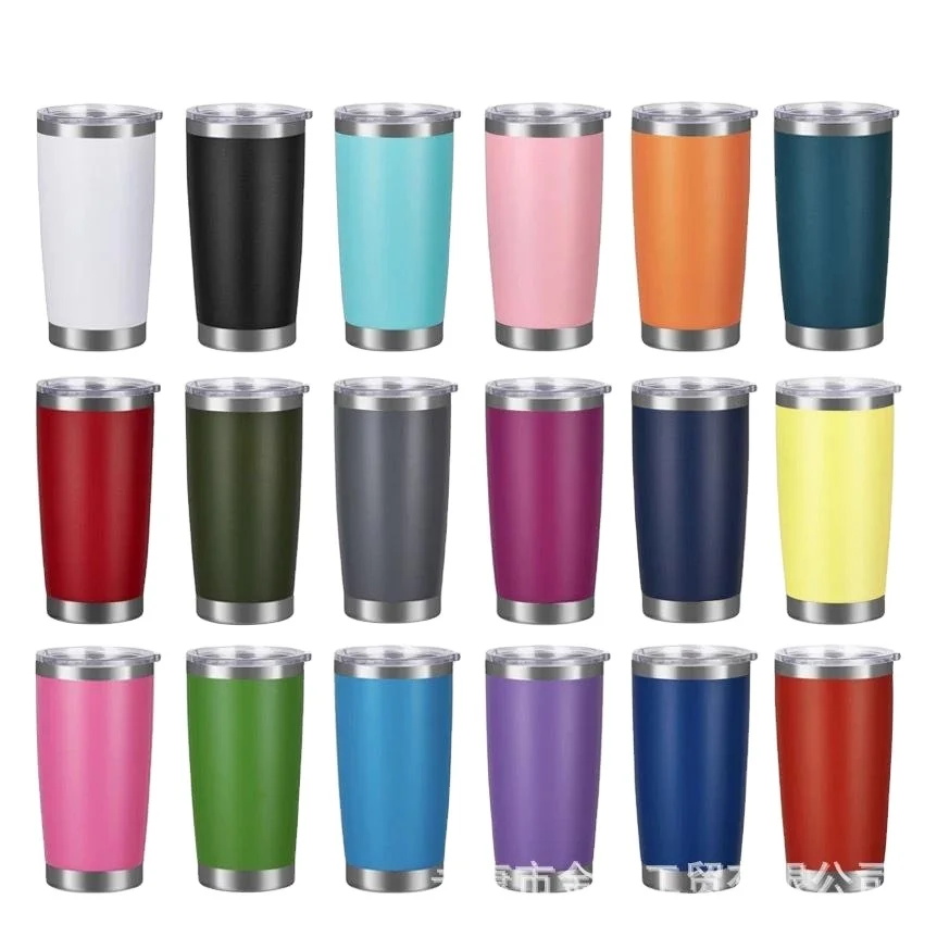 Termos 20oz vacuum bottle car double layer stainless steel tumbler water bottles stainless steel thermal sublimation tumbler