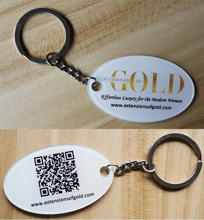QR-код логотип индивидуальный дизайн высокое качество низкая цена гостиничный мотельный ключ бирка акриловый
