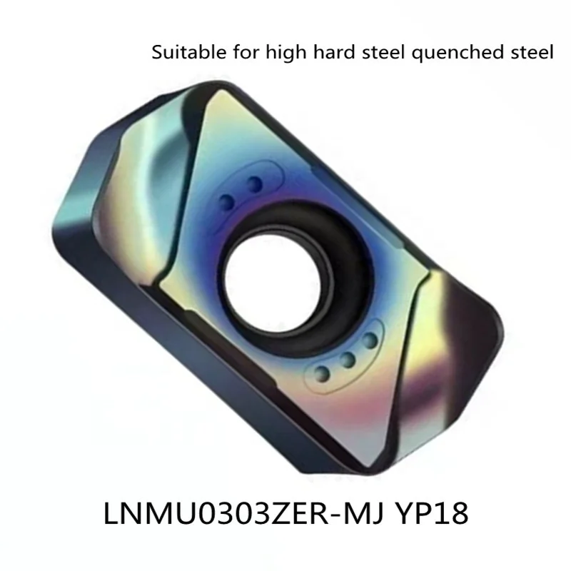 Fast forward the square Shoulder  milling cutter blade  milling insert Suitable for stainless steel milling  LNMU0303ZER-MJ