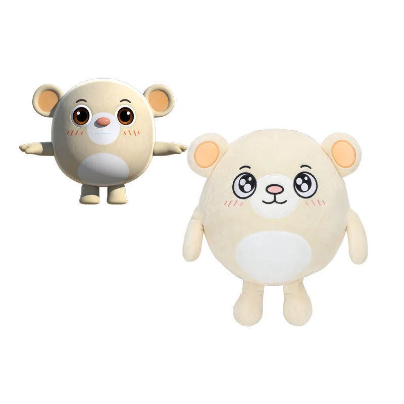 Promotion Plush Toy Manufacturer Custom Logo Soft Plush Human Doll Mascot Stuffed Animal