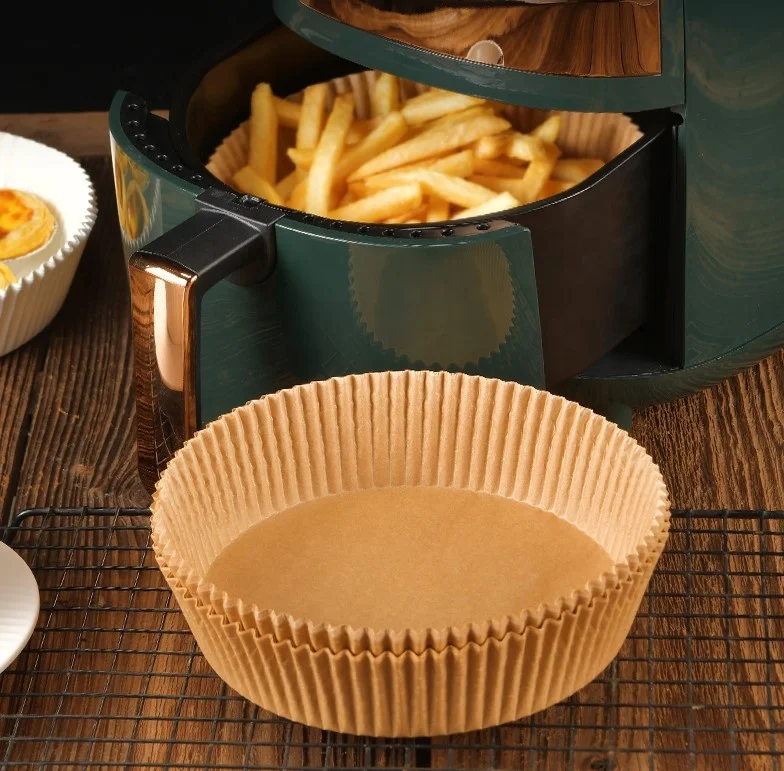 50pcs/100pcs per bag Non-stick Basket Mat Frying Pan Dutch Oven Greaseproof Disposable Paper Liner For Airfryler use