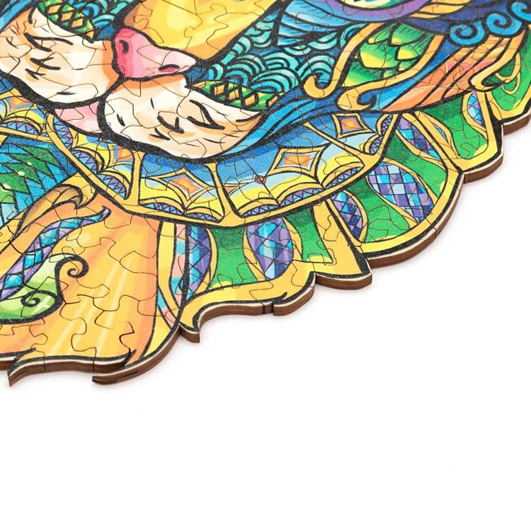 China Supplier Furnishing Articles Puzzle Wooden Decoration Pendant Wooden Pendant Puzzles