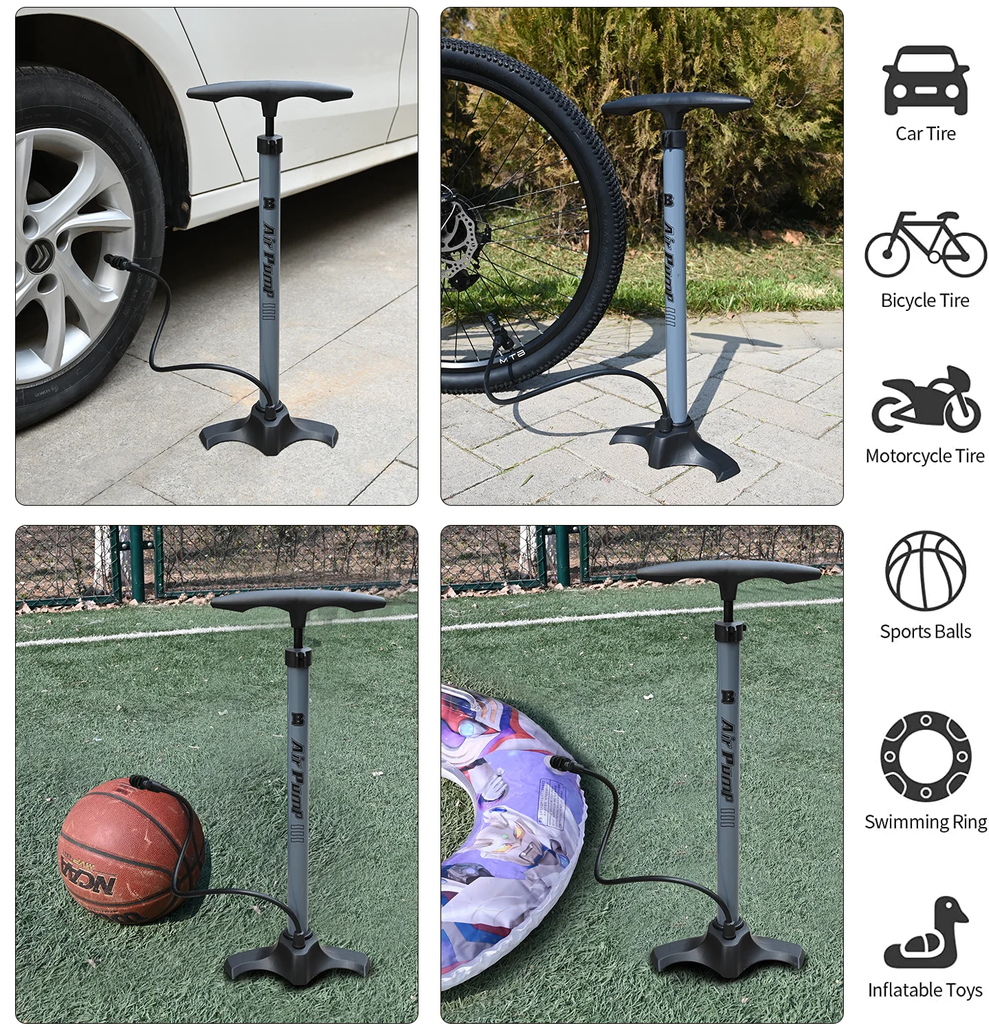 bm High quality inflator bicycle pump for sale /wholesale bicycle mini pump / best price bike foot pump