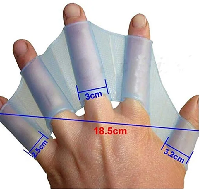new style Lower Price silicone swimming diving finger webbed gloves