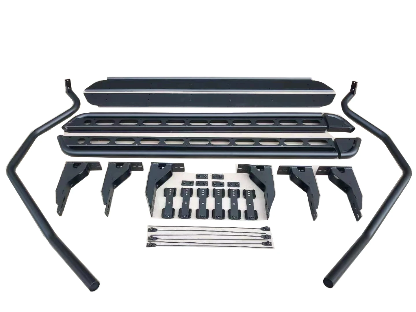 Heavy Duty Powder Coated Black Steel  Front Bumper Rear Bumper Side Steps  For Ford Ranger For Ford Ranger Raptor