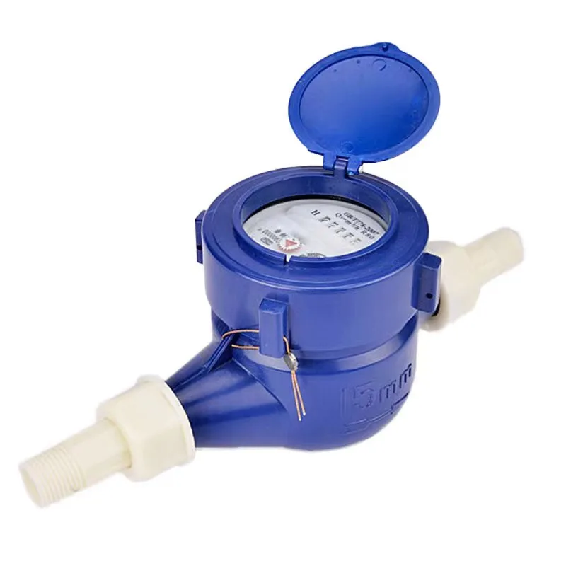 DN15 Garden Home Plastic Cold Water Meter Single Water Flow Wet Table Measuring Tool Wet Water meter