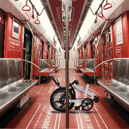 New 16-inch CMS-F16-B variable speed disc brake Twitter carbon sand folding bike