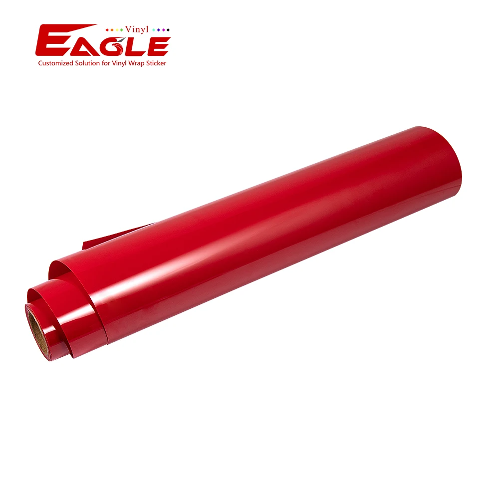 Long Durability Puff HTV Red Colored Surface Soft Sponge PU Heat Transfer Vinyl
