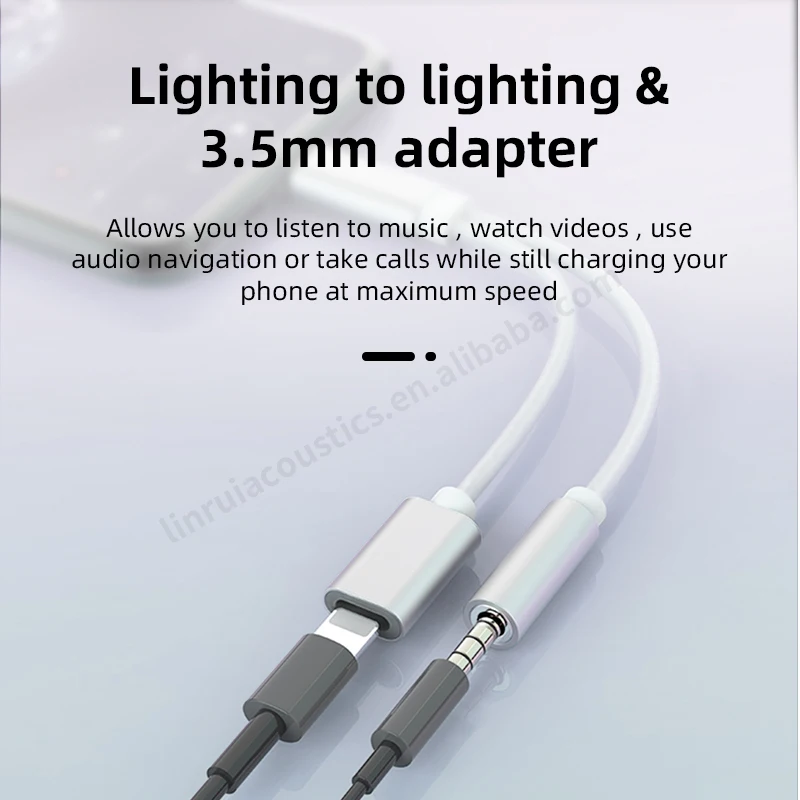 For Iphone Headphone Jack Audio Cable Adapter Universal Converter Adaptor For Lighting Type C To 3.5mm Headphone Jack Adapter