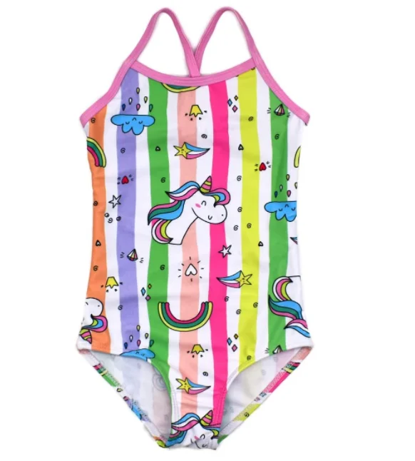 2022 kids swimwear kids bikini for little girls milk silk customized sequin swimsuit kids
