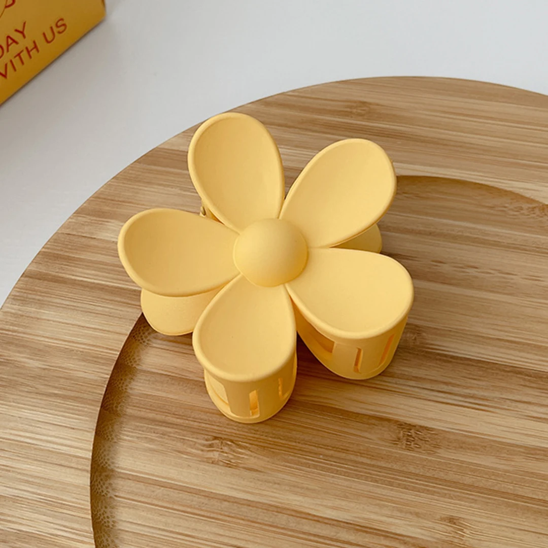 Cross-border spring and summer candy color clips sweet flower clips wholesale bath hair clips hair accessories