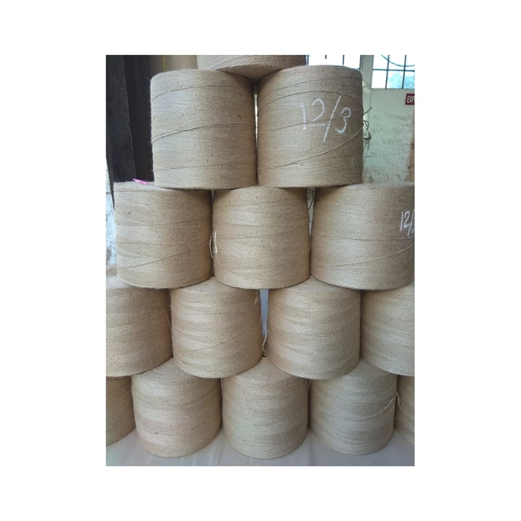 Hot selling product sustainable natural color standard quality braided rope 100% jute fabric roll